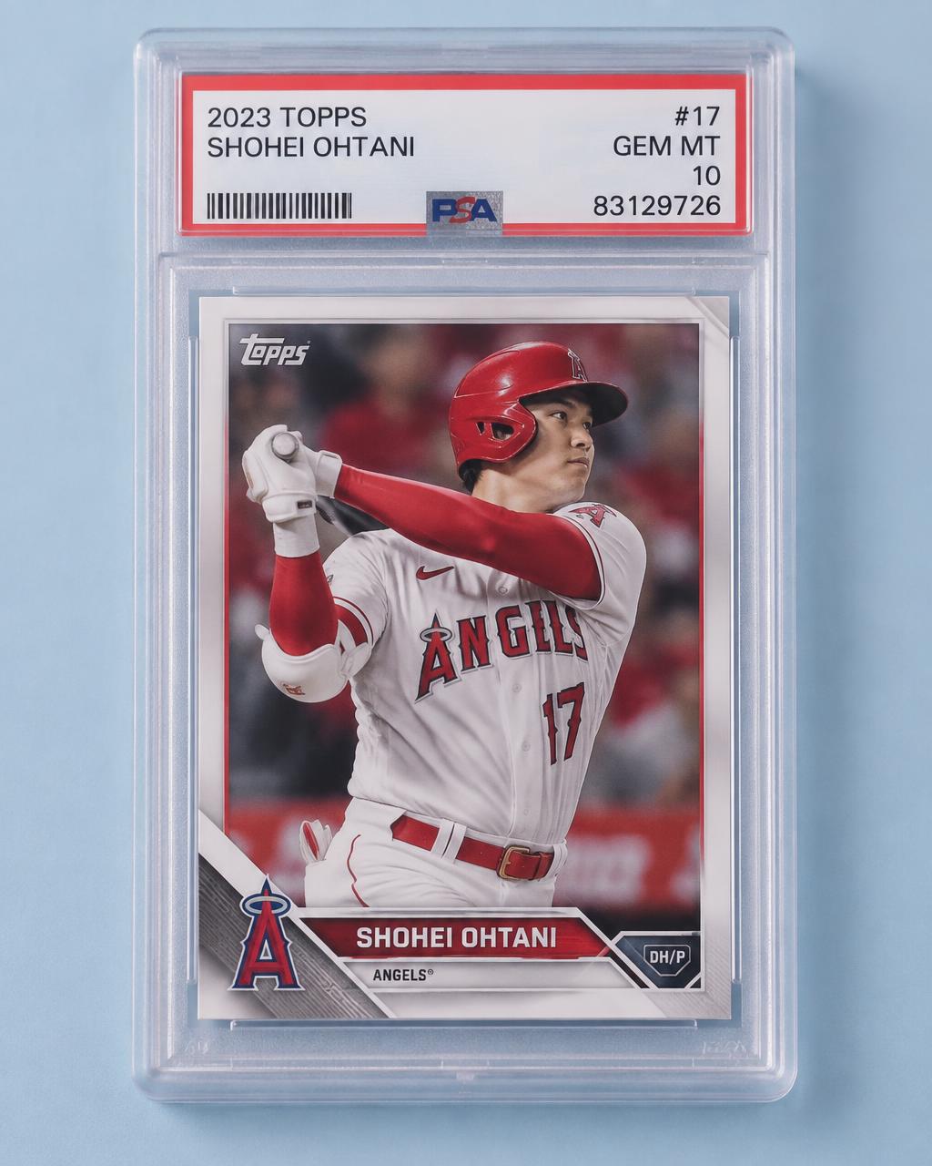 Ohtani Topps Gem Mint · PSA 10